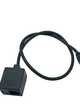 水晶头客服耳机转接lphone手机音频线3.5mm耳麦连接器转接RJ11
