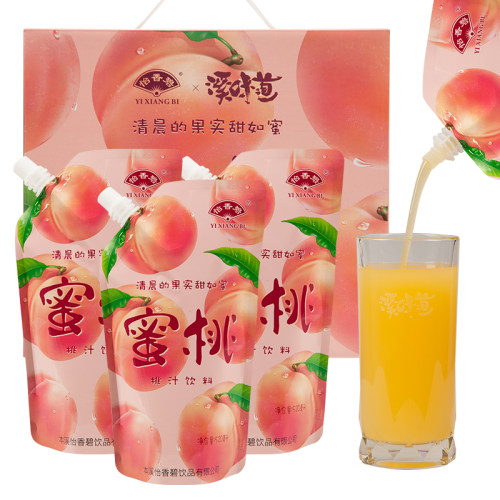 怡香碧蜜桃汁饮料520毫升4袋