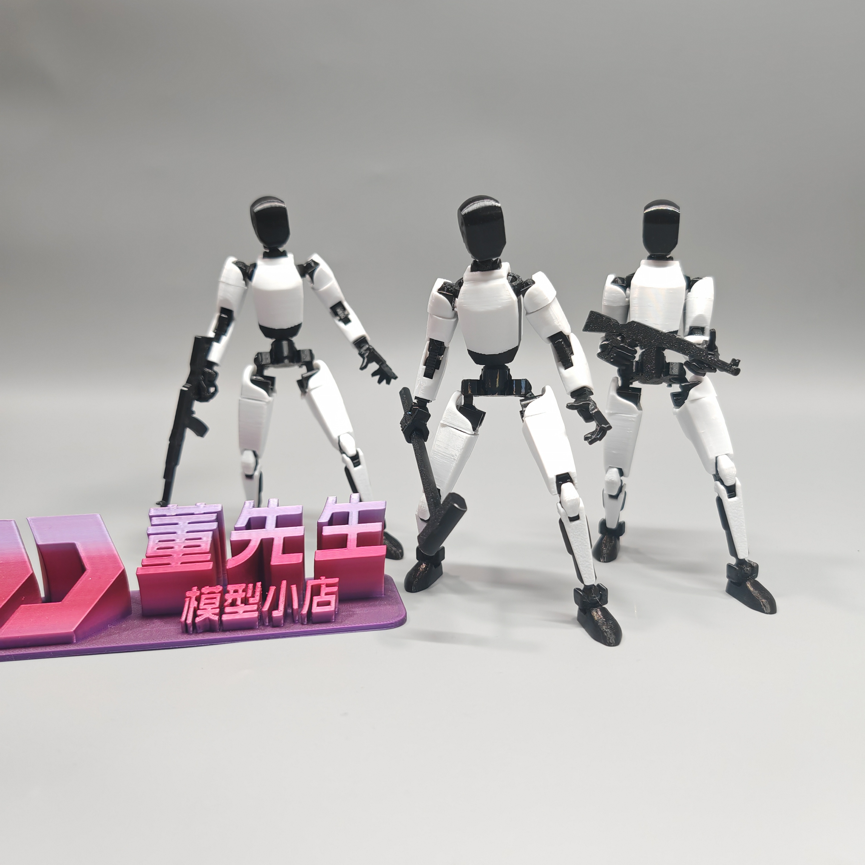 3D打印Bot摆件人形玩偶机器人