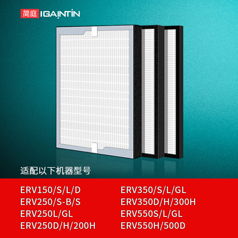 适配兰舍ERV250/150/350/500滤网
