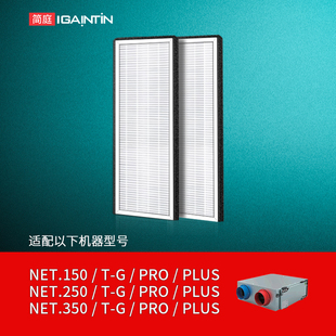 150PRO G过滤网Plus 250 适配menred曼瑞德新风系统滤芯NET.350