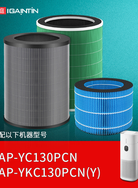 适配东芝大白梨空气净化器滤芯TAP-YC130PCN/YKC130PCN(Y)过滤网