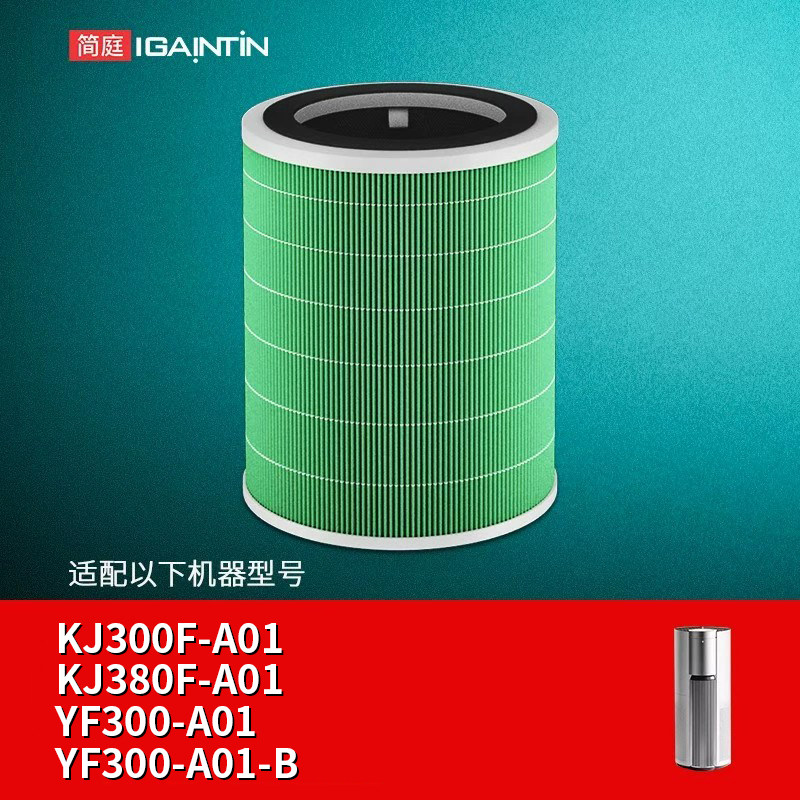 适配悦呼吸yuefresh宠物空气净化器滤芯KJ300F/YF300-A01-LWA滤网