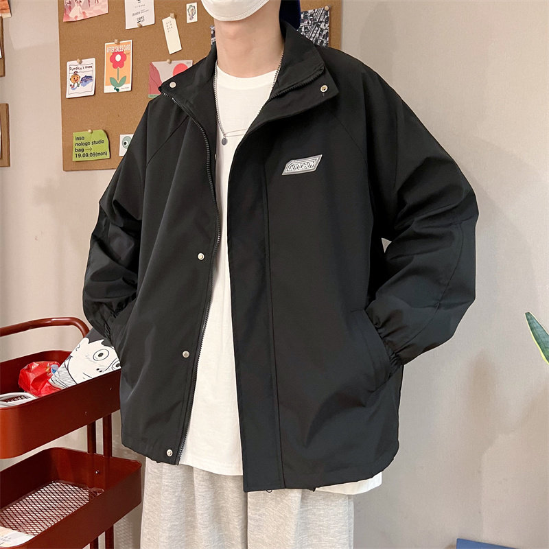 22秋季新款克莱因蓝港版宽松夹克潮男女休闲外套8801P65,男装夹克,电商A113-2