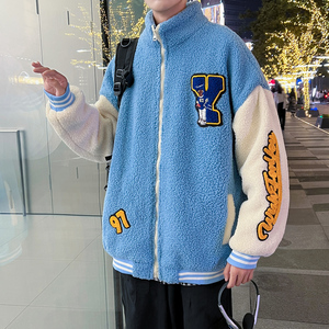 羊羔绒连帽外套男士棉衣 310B-2-C01-P125控价158图片