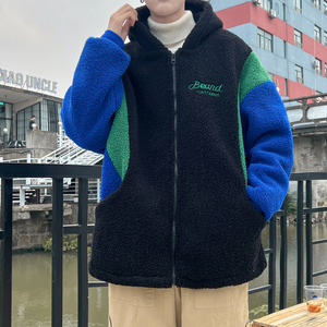 羊羔绒外套男外套棉衣羊羔毛棉服310B-2-C03-P125控158图片