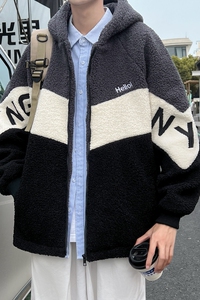 冬装加厚棉衣青少年上衣羊羔毛外套男士310B-2-C08-P125控价158图片