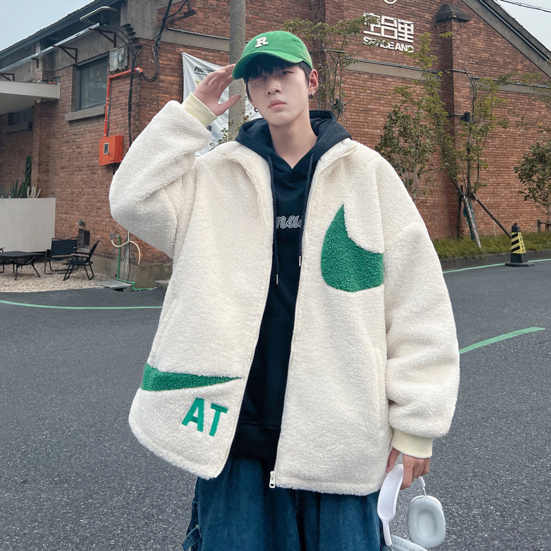 羊羔绒外套男宽松棉衣羊羔毛棉服310B-2-C05-P125控158,男装棉衣,电商A113-2