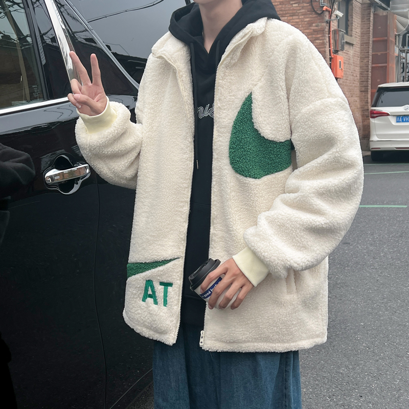 羊羔绒外套男宽松棉衣羊羔毛棉服310B-2-C05-P125控158，男装棉衣，电商A113-2