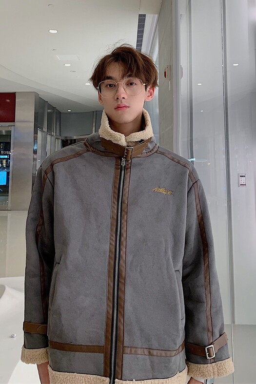 秋冬装主推情侣装羊羔毛棉衣港风麂皮绒棉服311B-2MY008P95,男装棉衣,电商A113-2