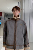 秋冬装主推情侣装羊羔毛棉衣港风麂皮绒棉服311B-2MY008P95，男装棉衣，电商A113-2