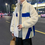 羊羔绒外套男宽松上有立领棉衣羊羔毛棉服310B-2-C05-P125控158，男装棉衣，电商A113-2
