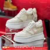 香港代购 休闲板鞋 iijin艾今正品 2026春超轻真皮内增高9cm厚底时尚