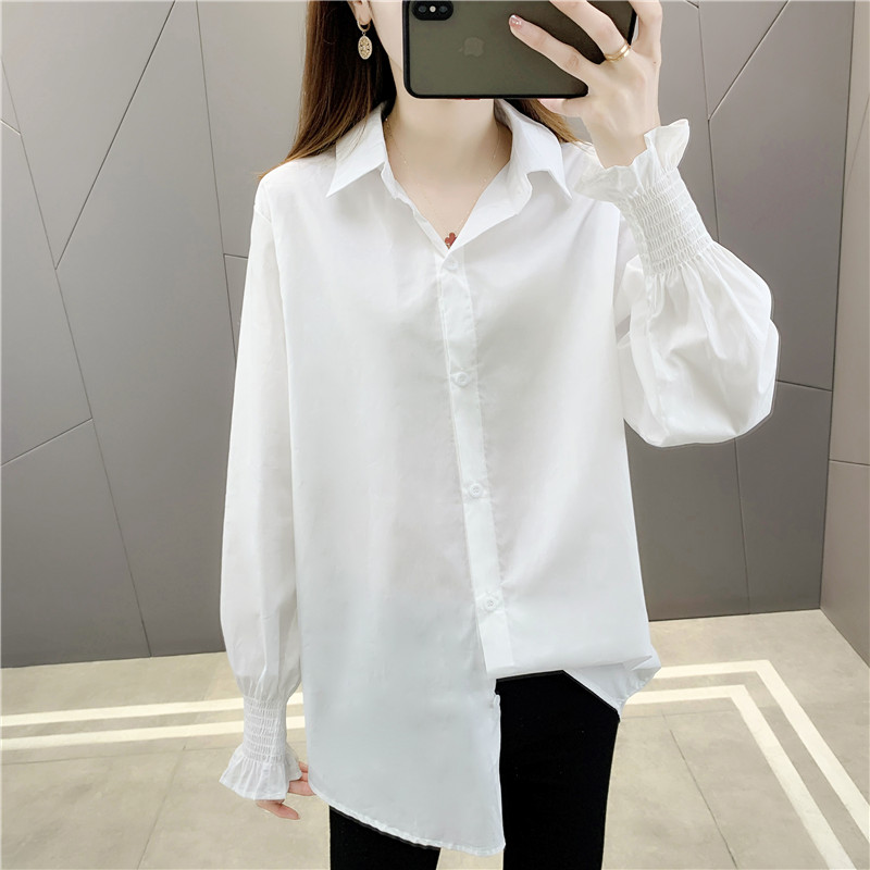 长袖衬衫韩版百搭宽松