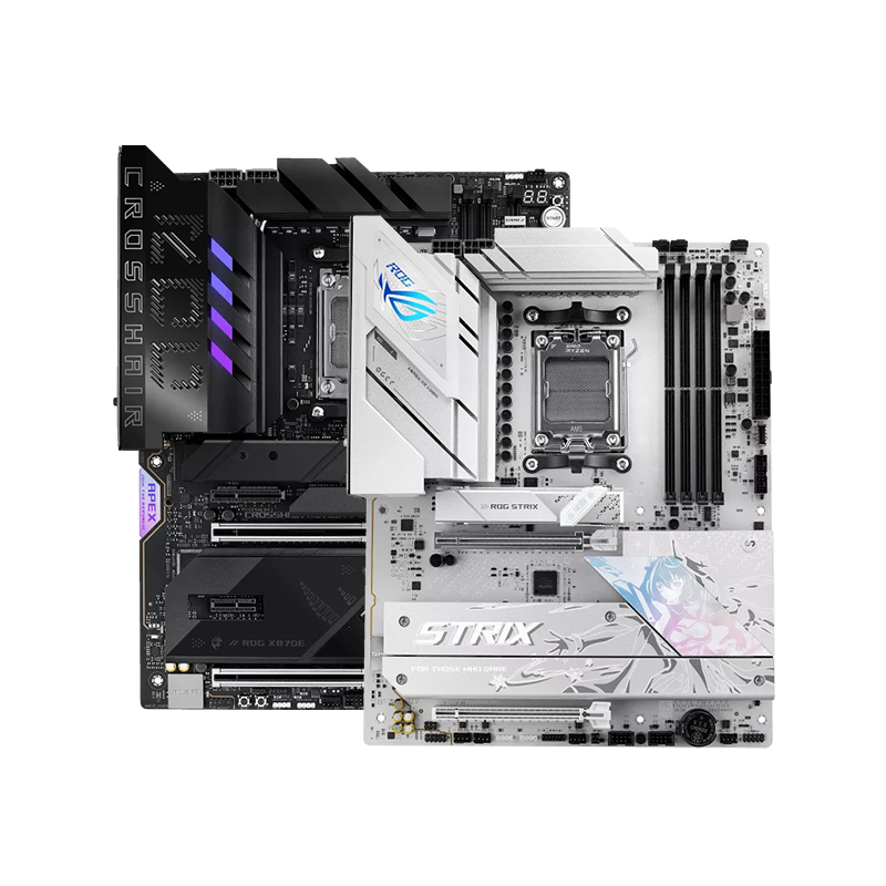 ROG华硕 X870APEX/HERO/B850华硕TUF吹雪 DDR5电竞游戏AMD主板套