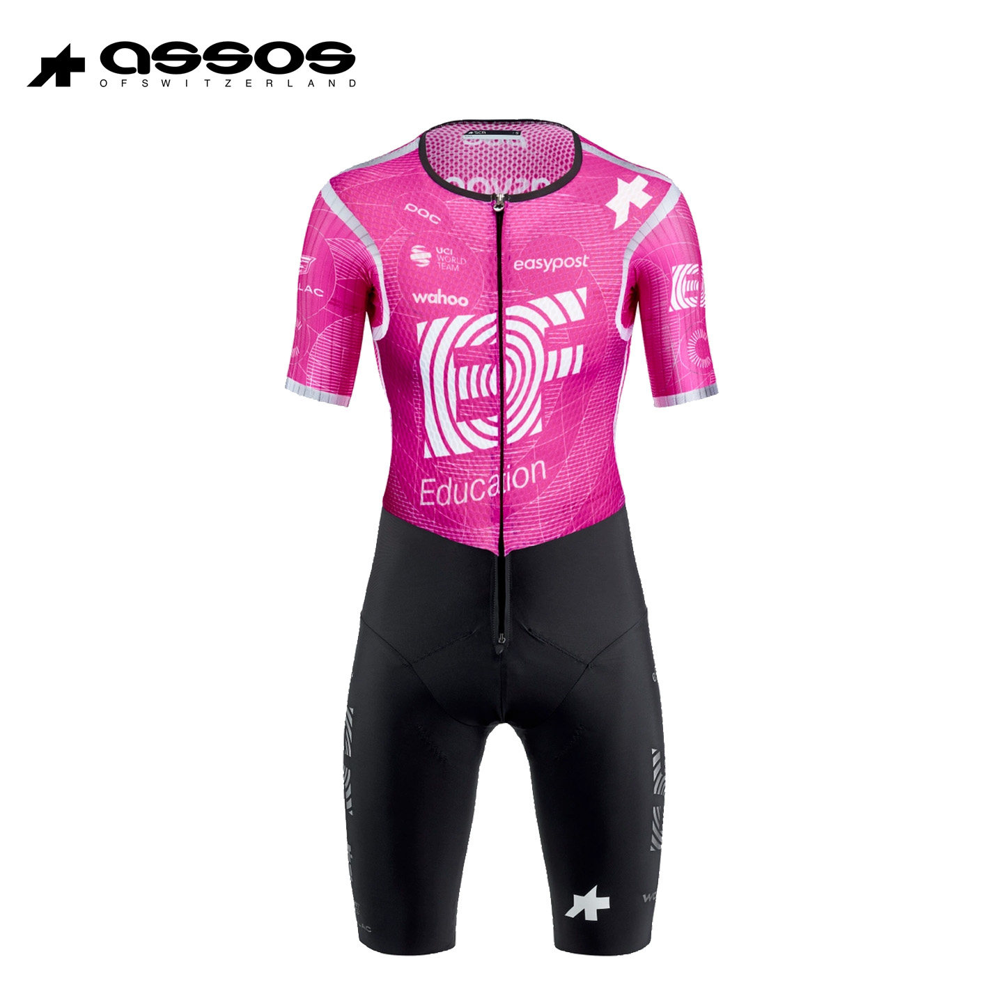 assos阿索斯CG RS英孚车队男短袖连体服紧身竞赛版型EF S12
