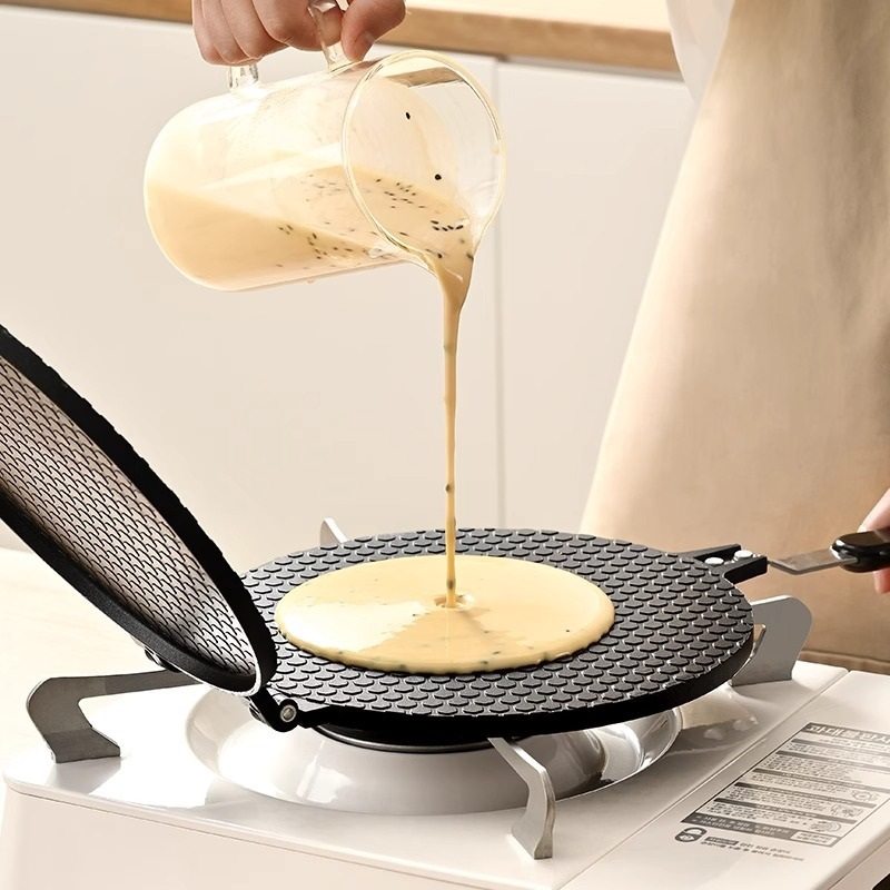 新款锅鸡用烤盘盘蛋糕模具脆皮双面燃气蛋卷烘焙工具做饼干机家用