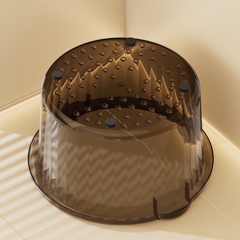 泡脚桶带脚底放松盆家用高塑料PET高深洗脚大号加厚泡脚桶洗脚盆