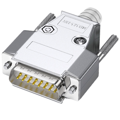 工业实心15公头母头针串并口