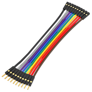 纯铜加粗杜邦线公对母对母杜邦排线40P管型端子实验板面包板跳线