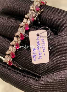 项链香港专柜英国欧美风人工钻