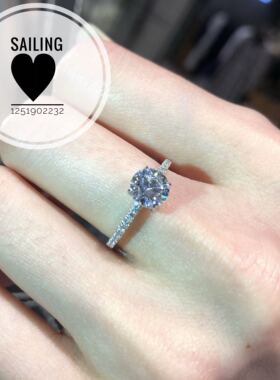 香港英国克拉白金钻石戒指现货