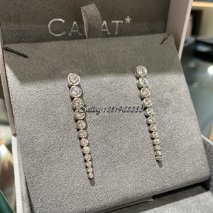 香港专柜代购 英国Carat London 人造钻石耳环 圆形 水滴设计