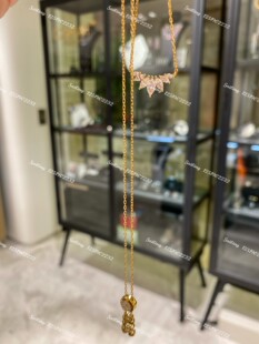 香港专柜代购 英国CARAT LONDON 橄榄型人造宝石项链 人工钻 韩风