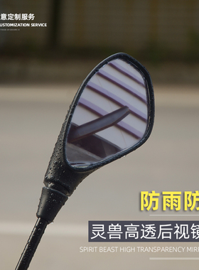 蓝宝龙BJ300GS后视镜膜改装灵兽防雨膜适用贝纳利黄龙600仪表贴膜