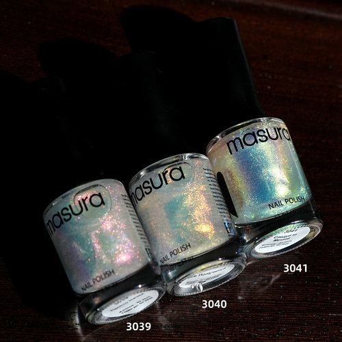 masura2025年新款俄罗斯偏光微闪透明顶油细闪叠用速干云母镭射