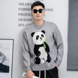 2026新款红色毛衣男秋冬季加厚美式高街宽松提花针织衫-6601-P125，男装针织衫/毛衣，钱塘702