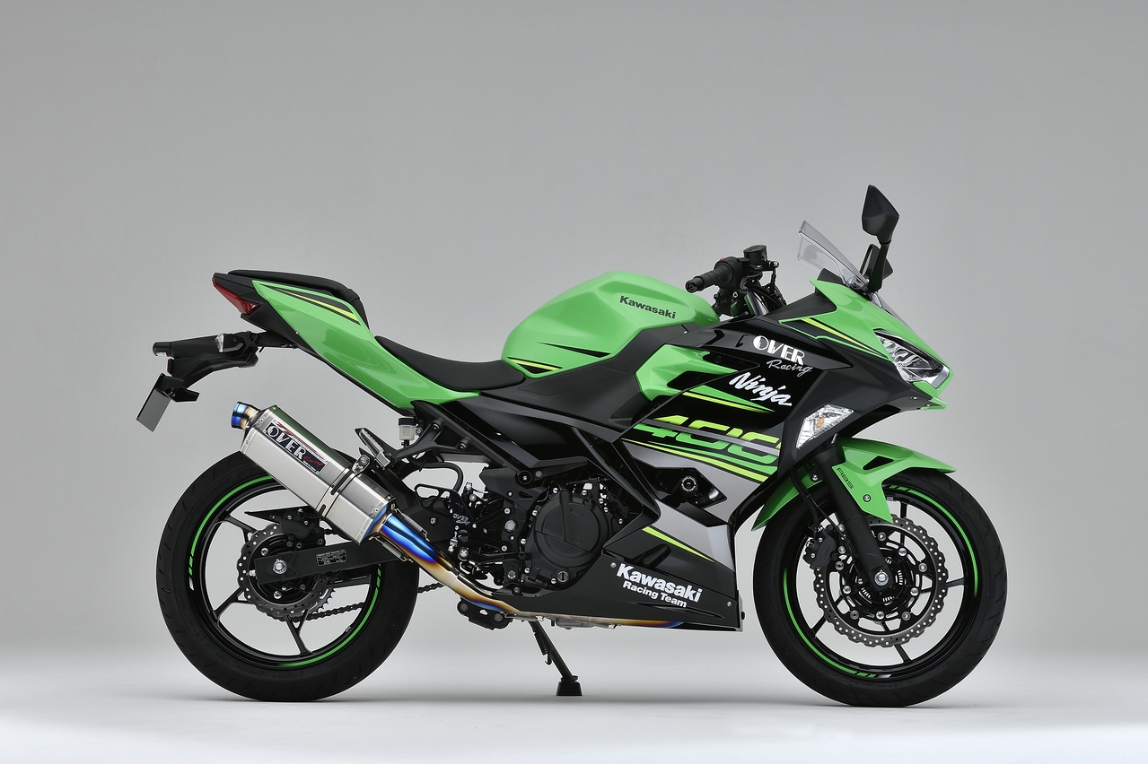 日本 OVER RACING KAWASAKI 川崎 NINJA 400 钛合金全段排气管