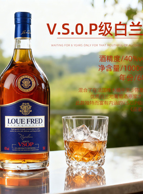 法国进口路易XO洋酒拿破仑VSOP白兰地酒礼盒装40度高度烈酒配礼盒