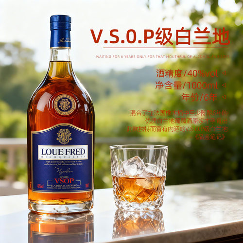 法国进口洋酒VSOP白兰地白兰地