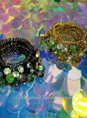 小众欧美风满钻手链