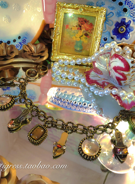 西洋古董高跟鞋手链