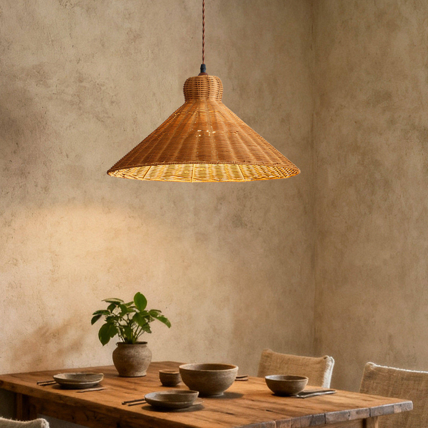 中式复古餐厅吊灯禅意茶室客厅卧室日式侘寂风民宿咖啡店藤编灯具,家装灯饰光源,酒店/宴会厅/餐饮吊灯,淘宝优惠券,粉丝福利购,淘宝优惠卷