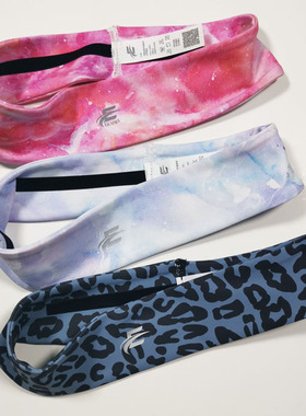 运动头带跑步束发带瑜伽健身弹力发束带发束圈女士发箍