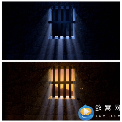 S2751 红岩精神 监狱 牢房 曙光黎明革命英烈演讲背景视频素材