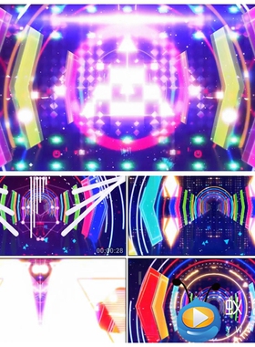 S3209 根根ione - 高贵与丑 炫酷动感酒吧 LED大屏背景视频素材
