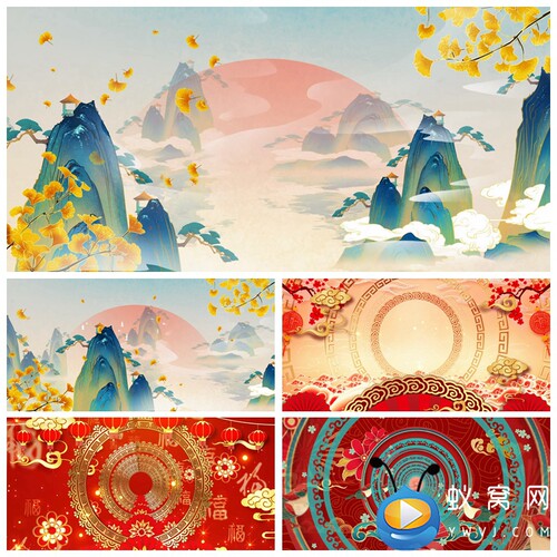 S5085 《芭蕉扇》国潮中国风古典 晚会 LED大屏 背景视频素材奏