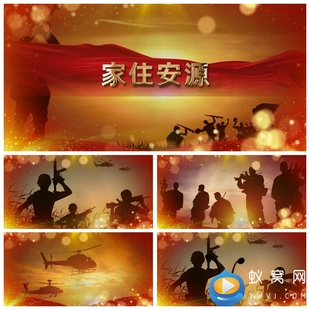 S2404《家住安源》爱国军旅 歌曲MV 大屏舞美背景视频素材制作