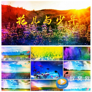 S2898 花儿与少年 歌曲MV   晚会 LED节目大屏舞美背景视频素材