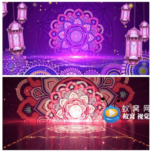 S5666《《快乐的小铃鼓》新疆舞蹈 舞美LED大屏背景视频素材
