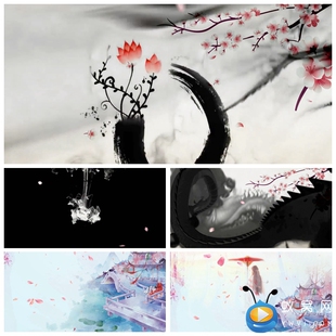 S1501 芒种remix版 古典中国风 白小白舞蹈LED爵士风背景视频素材