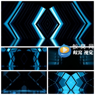 S7208 SHarK_Rapeter 洗牌 动感炫酷 晚会节目演出背景视频素材