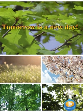 S2532 Tomorrow is a new day! 诗歌朗诵演讲LED背景视频素材制作