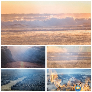 S1928 滚滚长江东逝水舞台背景视频 歌曲MV 配乐成品视频素材制作