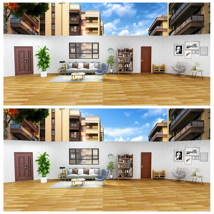 S3725 家 客厅场景 小品  舞美 舞蹈舞台LED背景大屏视频素材