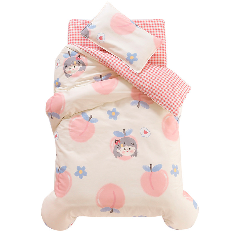 纯棉幼儿园被子三件套全棉被褥六件套宝宝午睡入园婴儿童床上用品